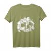 Halloween-Kostüm mit Totenkopf-Motiv und Katze - Süßes schwarzes T-Shirt für Katzen- und Horrorfilm-Fans, perfekt für Halloween und Partys