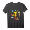Kinder 7. Geburtstag Rakete Shirt für Jungen und Mädchen - Weltraum Motiv für Kindergeburtstag & Astronomie Fans