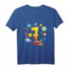 Kinder 7. Geburtstag Rakete Shirt für Jungen und Mädchen - Weltraum Motiv für Kindergeburtstag & Astronomie Fans