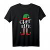 Chef Elfe Familienoutfit Partnerlook Weihnachten - Lustiges Elf Kostüm für die ganze Familie als Alternative zu Weihnachtspullovern