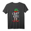 Chef Elfe Familienoutfit Partnerlook Weihnachten - Lustiges Elf Kostüm für die ganze Familie als Alternative zu Weihnachtspullovern