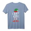 Chef Elfe Familienoutfit Partnerlook Weihnachten - Lustiges Elf Kostüm für die ganze Familie als Alternative zu Weihnachtspullovern