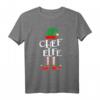 Chef Elfe Familienoutfit Partnerlook Weihnachten - Lustiges Elf Kostüm für die ganze Familie als Alternative zu Weihnachtspullovern