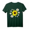 Sonnenblume mit Margeriten Blumenmuster T-Shirt – Buntes, sommerliches Blumenmotiv für Natur- und Blumenliebhaber