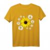 Sonnenblume mit Margeriten Blumenmuster T-Shirt – Buntes, sommerliches Blumenmotiv für Natur- und Blumenliebhaber