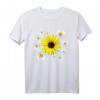 Sonnenblume mit Margeriten Blumenmuster T-Shirt – Buntes, sommerliches Blumenmotiv für Natur- und Blumenliebhaber