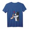 Damen Boston Terrier Hunde Liebe T-Shirt mit V-Ausschnitt – Perfektes Geschenk für Hundeliebhaber und Boston Terrier Fans