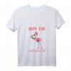 Damen T-Shirt 'Bin da kann losgehen' für Mädelsabend, Junggesellinnenabschied & Polterabend mit Flamingo Deko