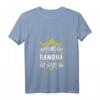Damen T-Shirt mit V-Ausschnitt - Alles wird gut! Ramona ist jetzt da! Personalisiertes Prinzessinnen-Design mit Krone