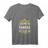 Damen T-Shirt mit V-Ausschnitt - Alles wird gut! Ramona ist jetzt da! Personalisiertes Prinzessinnen-Design mit Krone