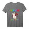 Kinder Ich bin Erstklassig Pinguin mit Schulranzen - Süßes T-Shirt zur Einschulung für Erstklässler & Grundschulkinder