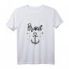 Damen Junggesellinnenabschied T-Shirt mit Anker Motiv - Perfektes maritimes Outfit für Braut & Team bei der JGA Party