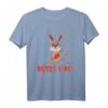 Horror Gothic Schwarzer Humor lustiges Sarkasmus Böses Hasi T-Shirt – Perfektes Geschenk für Gothic Fans, Horrorfilm-Liebhaber, Halloween und Ostern
