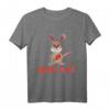 Horror Gothic Schwarzer Humor lustiges Sarkasmus Böses Hasi T-Shirt – Perfektes Geschenk für Gothic Fans, Horrorfilm-Liebhaber, Halloween und Ostern