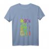 Damen Retro T-Shirt 80er & 90er Jahre - Vintage V-Ausschnitt, Nostalgie Outfit für Fans & Partygänger