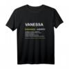 Lustiges Vanessa T-Shirt mit Witz Spruch – Personalisierte Geschenkidee für Damen, Frauen & Mütter zu Geburtstag, Weihnachten & Muttertag