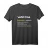 Lustiges Vanessa T-Shirt mit Witz Spruch – Personalisierte Geschenkidee für Damen, Frauen & Mütter zu Geburtstag, Weihnachten & Muttertag