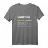 Lustiges Vanessa T-Shirt mit Witz Spruch – Personalisierte Geschenkidee für Damen, Frauen & Mütter zu Geburtstag, Weihnachten & Muttertag
