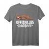 Offizielles Faultier Schlafshirt - Lustiges Nachthemd & Pyjama für Frauen und Männer, Perfekt als Geschenk für Schlafmützen und Faultier-Fans