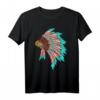 Indianer-Häuptling Kopfschmuck T-Shirt – Lustiges Geschenk für Indianer-Fans & Partyideen
