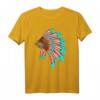 Indianer-Häuptling Kopfschmuck T-Shirt – Lustiges Geschenk für Indianer-Fans & Partyideen