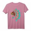 Indianer-Häuptling Kopfschmuck T-Shirt – Lustiges Geschenk für Indianer-Fans & Partyideen