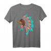 Indianer-Häuptling Kopfschmuck T-Shirt – Lustiges Geschenk für Indianer-Fans & Partyideen