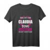 Claudia Vorname Name Rufname Geschenk T-Shirt - Witziges & Personalisierbares Outfit für Frauen & Mädchen, perfekt als Geburtstags- oder Freundschaftsgeschenk