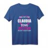 Claudia Vorname Name Rufname Geschenk T-Shirt - Witziges & Personalisierbares Outfit für Frauen & Mädchen, perfekt als Geburtstags- oder Freundschaftsgeschenk