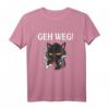 Kaffee Katze Kater T-Shirt mit Lustigen Sprüchen für Damen & Herren – Perfekte Geschenkidee für Morgenmuffel, Kollegen und Katzenfans