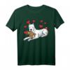 Dogo Argentino Hund mit Plüschtier und Herzen - Lustiges Hundemotiv T-Shirt für Hundehalter, Hundefans und Kinder