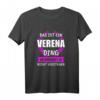 Verena Name Vorname Geburtstag Geschenk T-Shirt – Personalisiertes, lustiges Outfit für Geburtstag & besondere Anlässe