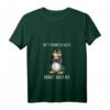Lustiges Damen T-Shirt mit Pinguin Spruch - Ironisches Statement mit V-Ausschnitt, perfekte Geschenkidee für Freunde und Kollegen