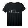 Mähroboter Evolutions T-Shirt für Gärtner – Lustiges Garten-Design für Hobbygärtner & Männer mit Kleingarten & Rasenroboter-Motiv