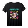 Snaxolotl Axolotl T-Shirt – Lustiges Tiermotiv mit Snack-Spruch für Food- und Tierliebhaber