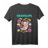 Snaxolotl Axolotl T-Shirt – Lustiges Tiermotiv mit Snack-Spruch für Food- und Tierliebhaber