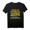 Experte - Natürlich Führe Ich Selbstgespräche T-Shirt - Lustiges Geschenk für Freunde und Experten mit Humor