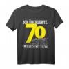 70: Geburtstag Ich Habe 70 Überlebt - Lustiges T-Shirt zum runden Geburtstag, ideale Geschenkidee für Eltern, Freunde & Feierdekoration