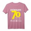 70: Geburtstag Ich Habe 70 Überlebt - Lustiges T-Shirt zum runden Geburtstag, ideale Geschenkidee für Eltern, Freunde & Feierdekoration