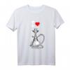 I love Shisha mit Pfeife Herz T-Shirt – Trendiges Motiv für Wasserpfeifen-Liebhaber und Shisha Fans in Bars, Cafés & bei Freunden