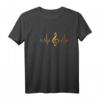 Musik Herzschlag Notenschlüssel EKG Violinschlüssel Musiker T-Shirt - Retro Design für Musikliebhaber und Instrumentalisten