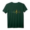 Musik Herzschlag Notenschlüssel EKG Violinschlüssel Musiker T-Shirt - Retro Design für Musikliebhaber und Instrumentalisten