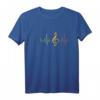 Musik Herzschlag Notenschlüssel EKG Violinschlüssel Musiker T-Shirt - Retro Design für Musikliebhaber und Instrumentalisten