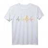 Musik Herzschlag Notenschlüssel EKG Violinschlüssel Musiker T-Shirt - Retro Design für Musikliebhaber und Instrumentalisten