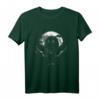 Wikinger Wolf im Vollmond T-Shirt – Einsamer Wolf mit nordischer Mythologie, Odins Symbol für Stärke und Walhalla