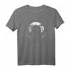 Wikinger Wolf im Vollmond T-Shirt – Einsamer Wolf mit nordischer Mythologie, Odins Symbol für Stärke und Walhalla