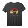 Vintage Dachshund Sunset Dog Lover T-Shirt – Retro Geschenk für Hundeliebhaber, Dachshund Fans und Hundebesitzer zu Geburtstag & Weihnachten