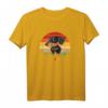Vintage Dachshund Sunset Dog Lover T-Shirt – Retro Geschenk für Hundeliebhaber, Dachshund Fans und Hundebesitzer zu Geburtstag & Weihnachten