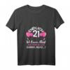 Damen 21. Geburtstag T-Shirt - Ich Kann Alles Ich Weiß Alles mit V-Ausschnitt, Perfekt für die Geburtstagsparty und als Geschenk