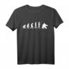 Eishockey Torwart T-Shirt mit Evolution Motiv - Lustiges Goalkeeper Shirt für Fans, Spieler & Trainer